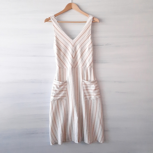 Monteau Dresses & Skirts - 2/$30 ❤ NWOT Monteau Linen-Blend Midi Dress